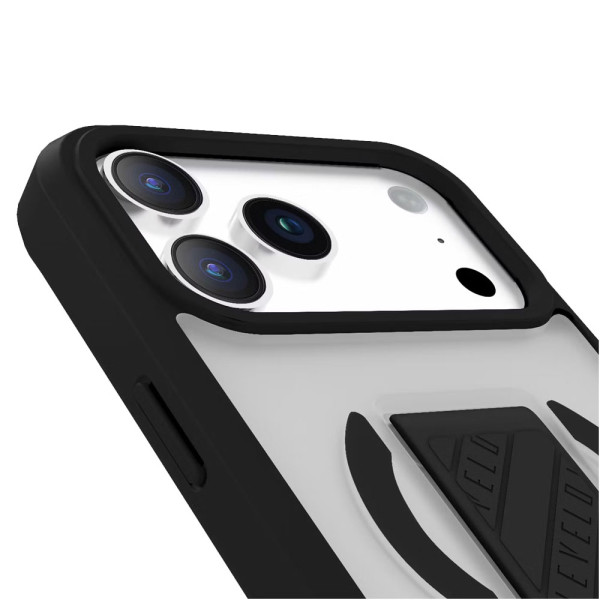 Levelo Morphix Clara Grip Case for iPhone 17 Pro Phantom Black