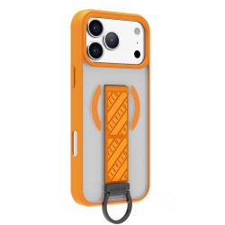 Levelo Morphix Clara Grip Case for iPhone 17 Pro Sunrise Orange