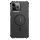 Uniq Hybrid Case For Iphone 14 Pro Magclick Charging Combat - Concrete (Charcoal)