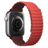 Uniq Revix Reversible Magnetic Apple Watch Strap 41/40/38Mm - Burgundy (Maroon/Coral)