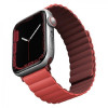 Uniq Revix Reversible Magnetic Apple Watch Strap 41/40/38Mm - Burgundy (Maroon/Coral)