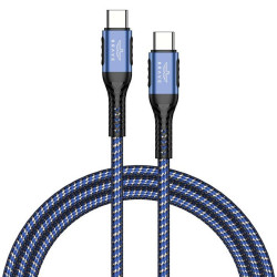 BRAVE BDC-38 Aluminum alloy Type-C to Type-C Blue (1.2m)