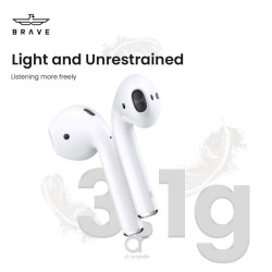 BRAVE E-22 TWS Wireless Earphone 2 White