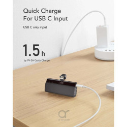 BRAVE Power Bank Plug On-L 5000mAh +20w Lightning PD Output BP-12 Black