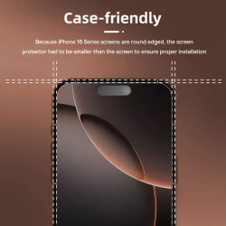 Brave Clear Screen Protector for iPhone 16 Pro Max, Impact and Scratch Protection