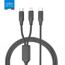 Brave BDC-45 2 in 1 60W Fast Charging Data Cable