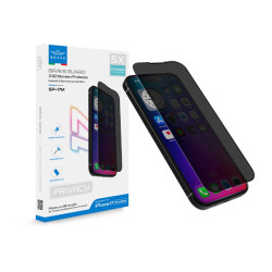 Brave iPhone 17 Pro Max Privacy Tempered Glass Screen Protector - 9H Hardness, Full Coverage, Anti-Fingerprint- Privacy