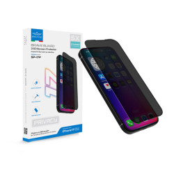 Brave iPhone 17 Pro Privacy Tempered Glass Screen Protector - 9H Hardness, Full Coverage, Anti-Fingerprint- Privacy