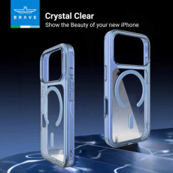 Brave Guard Protective Case Iphone 17 PRO MAX Clear Blue BPC-17MB