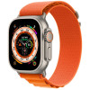 Apple Watch Ultra Titanium Case with Orange Alpine Loop 49mm GPS + Cellular Large / MQFM3