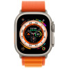 Apple Watch Ultra Titanium Case with Orange Alpine Loop 49mm GPS + Cellular Large / MQFM3