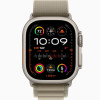 Apple Watch Ultra 2 GPS + Cellular, 49mm Titanium Case with Olive Alpine Loop - Large,(MRF03)