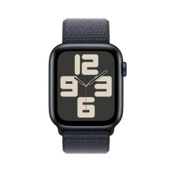 Apple Watch SE (2024) GPS 40mm Midnight Aluminium Case with Ink Sport Loop