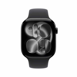 Apple Watch Series 11 GPS 46mm Jet Black Aluminium Case with Black Sport Band - S/M MEUW4AF/A