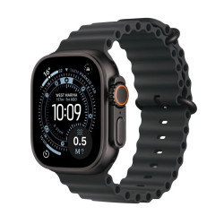 Apple Watch Ultra 3 GPS + Cellular 49mm Black Titanium Case with Black Ocean Band MF0J4AF/A