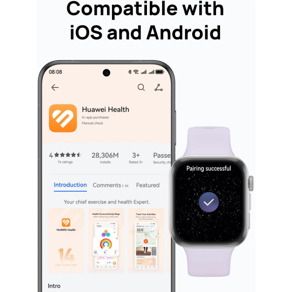 Huawei Watch FIT 4 Smartwatch - Black