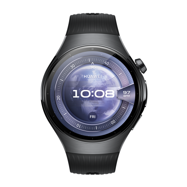 Huawei Watch 5 46MM LTE Black - Stainless Steel Case Black Fluoroelastomer Strap Huawei Watch 5 46MM LTE Black - Stainless Steel Case Black Fluoroelastomer Strap