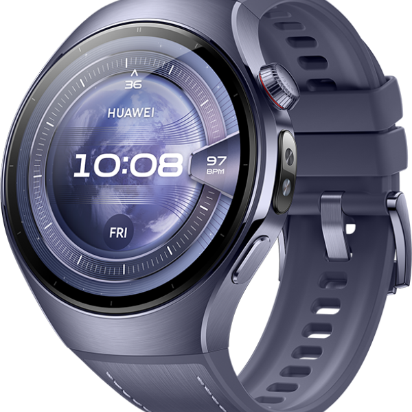 Huawei Watch 5 46MM LTE Purple Aerospace - Grade Titanium Case Purple Composite Strap