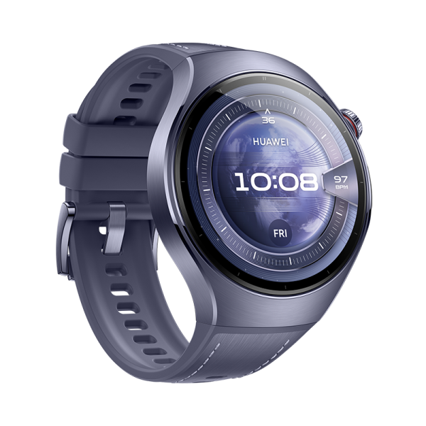 Huawei Watch 5 46MM LTE Purple Aerospace - Grade Titanium Case Purple Composite Strap