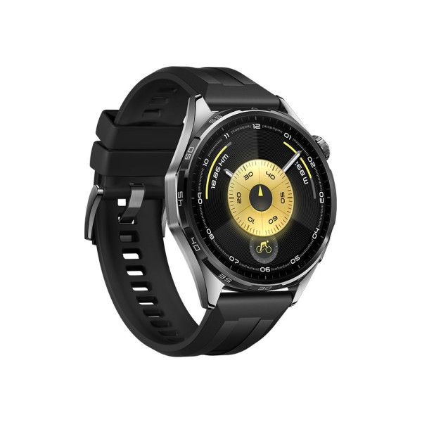 HUAWEI WATCH GT 6 46MM BLACK FLUOROELASTOMER STRAP BLACK + Strap