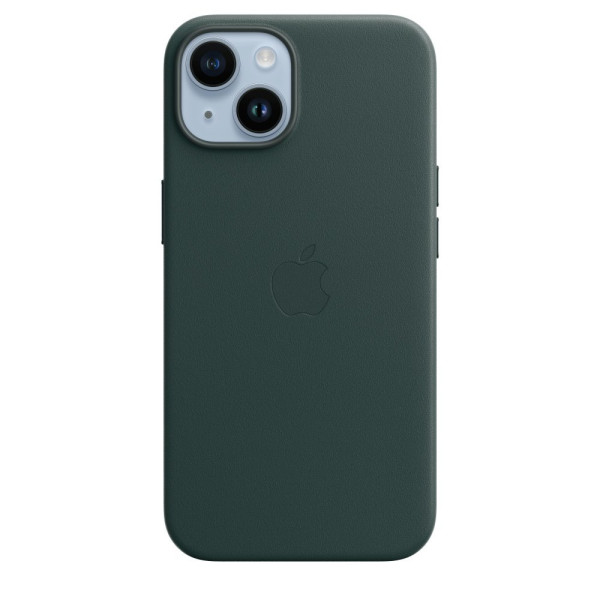 iPhone 14 Leather Case with MagSafe - Forest Green in Qatar
