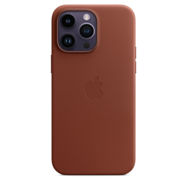 iPhone 14 Pro Max Leather Case with MagSafe - Umber in Qatar