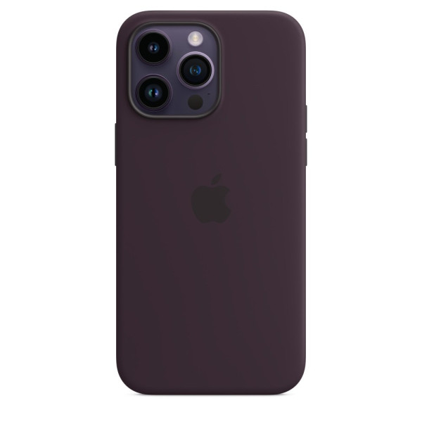 iPhone 14 Pro Max Silicone Case with MagSafe - Elderberry in Qatar