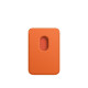iPhone Leather Wallet with MagSafe - Orange in Qatar