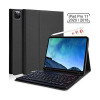 Green Premium Leather Case With Wireless Keyboard For Ipad Pro 11 Black