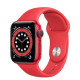 Apple Watch Series 6 Gps + Cellular, 44Mm Product(Red) Aluminium Case With Product(Red) Sport Band /M09C3