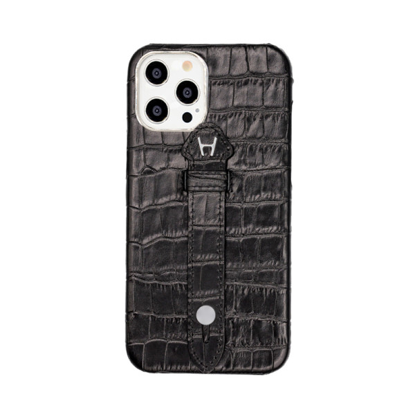 Buy Online Hadoro Iphone 13 Pro Mobile Case With Grib Black in Qatar