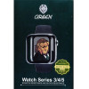 Green 3D Full Glass Screen Protector 44Mm For Apple Watch 4/5/6 -Black