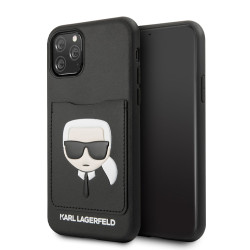 Karl Lagerfeld Choupette Hard Case With Card Slot Black Iphone 11 Pro
