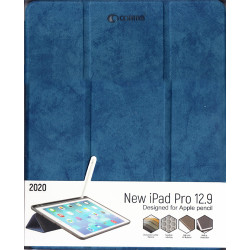 Comma Leather Case With Pencil Solt For Ipad Pro 12.9 - 2020