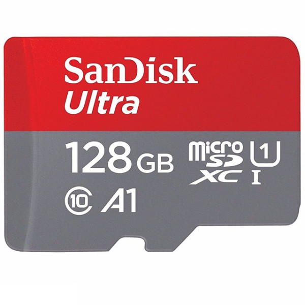 Buy Online Sandisk 128Gb Ultra Micro Sd Sdxc 100Mb/S in Qatar