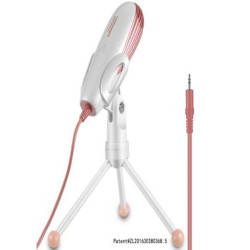 Wonew Condenser Microphone Omnidirectional Wired Microphone With Foldable Tripod