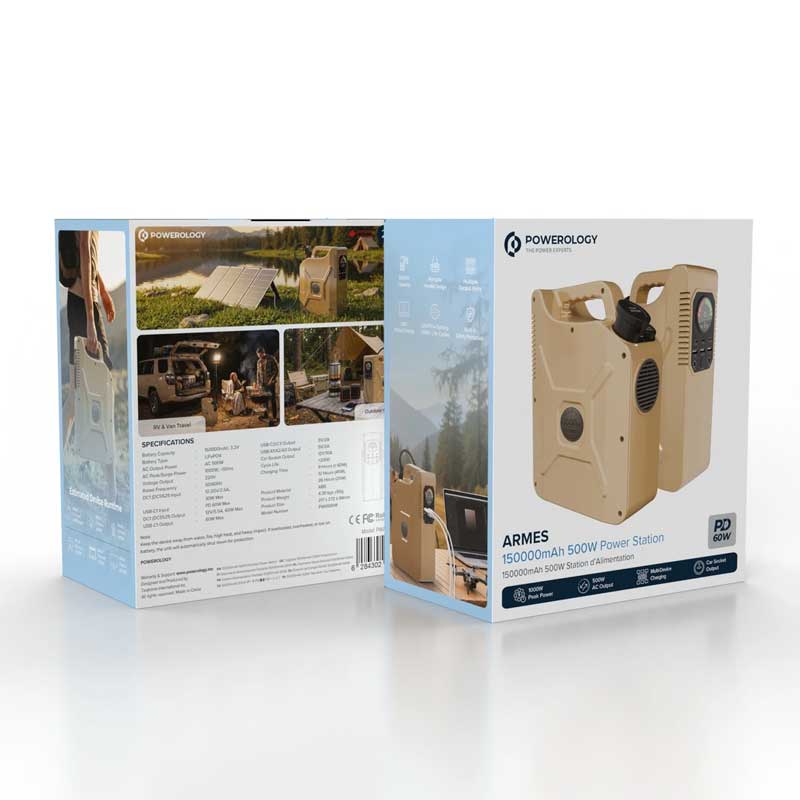 Powerology Armes 150000mAh 500W Portable Power Station