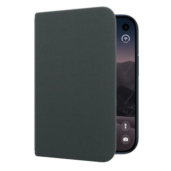 Apple iPhone Duo Folio with Kickstand – Navy Blue