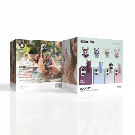 Green Lion Buddies Adhesive Mini Figures for Phone & Case