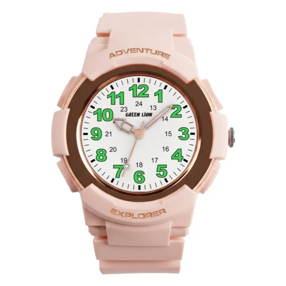 Green Lion Explorer Kids Analog Watch with Find My Tracker