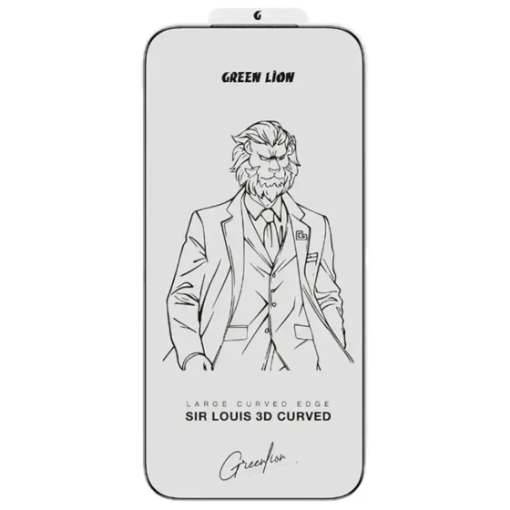 Green Lion Sir Louis 3D Curved Advanced Round Edge Glass for iPhone 17