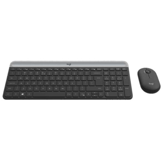 Logitech MK470 Slim Wireless Keyboard and Mouse Combo – English/Arabic
