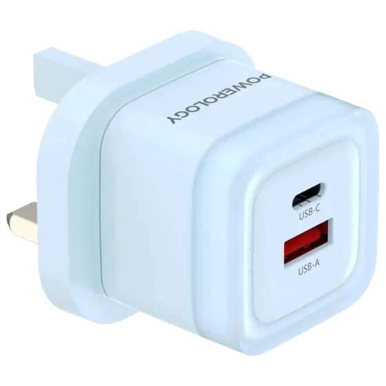Powerology Dual-Port Fast Charging Adapter PD 35W