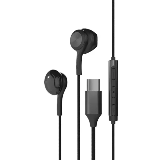 Powerology Lace High-Fidelity Wired Earphones USB-C