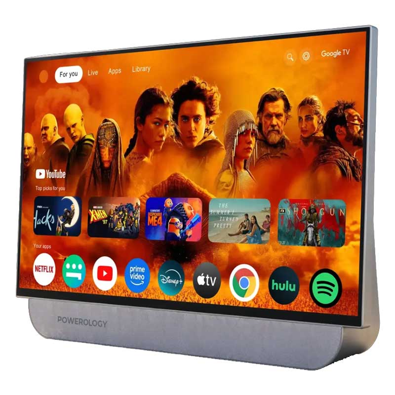 Powerology Paramount 27-Inch Portable Touchscreen Smart Monitor