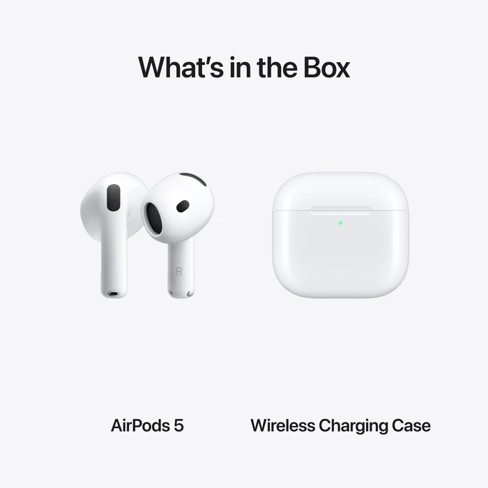 Apple AirPods 5 with Wireless Charging Case (MKFT4ZE/A)