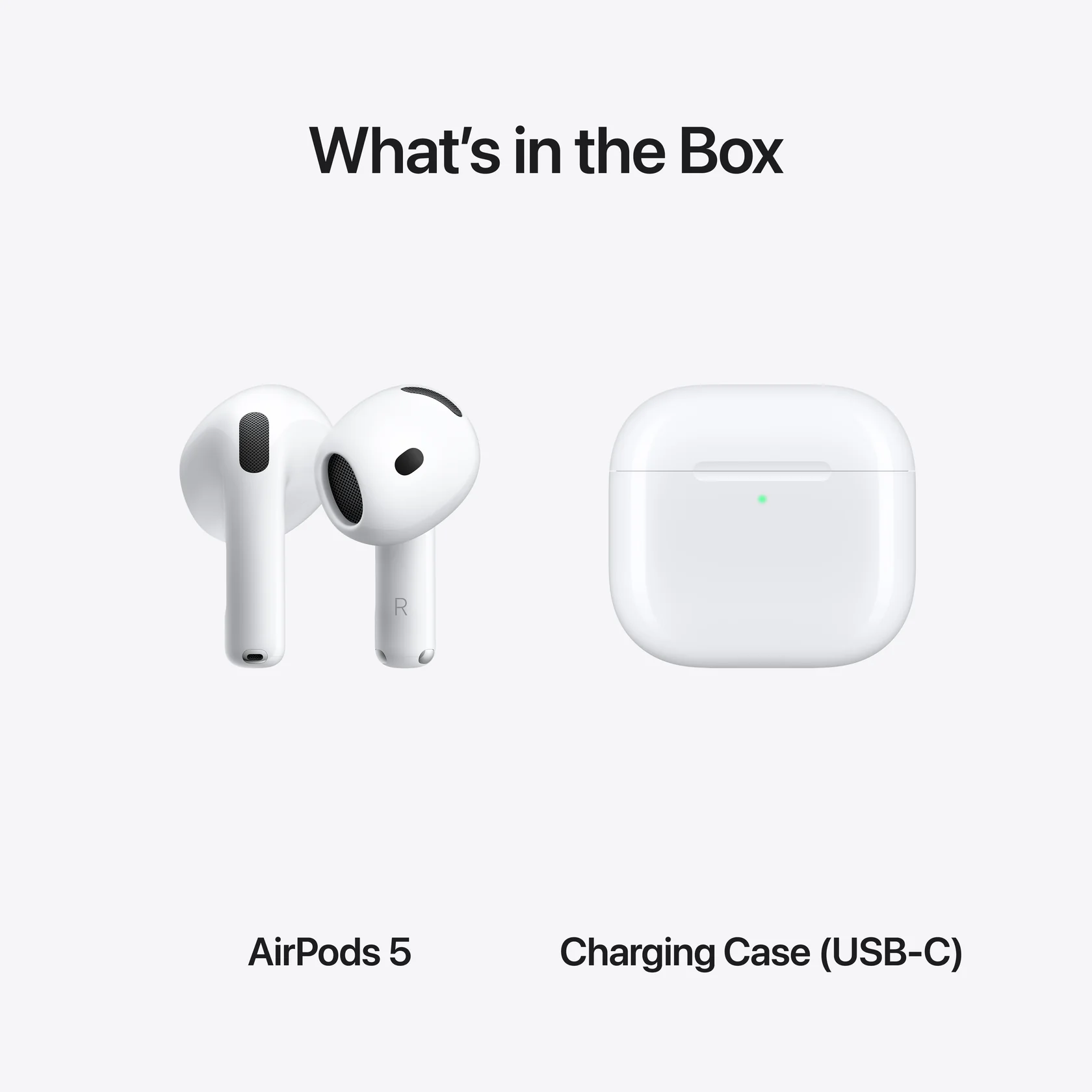 Apple AirPods 5 with USB-C Charging Case (MKFW4ZE/A)