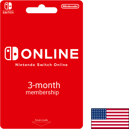 Nintendo Switch Online 3 Months USA (Digital Code)